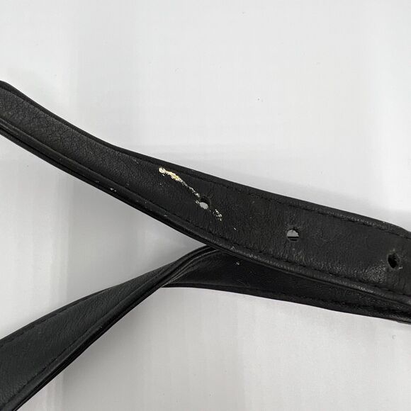 As Is Fossil 1954 Leather Crossbody Bag with Key Black New American Classic - Picture 5 of 13